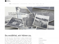 schreibgruppe-lebensgeschichten.ch Webseite Vorschau