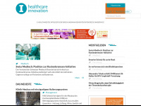 healthcare-innovation.ch Webseite Vorschau