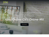 klixa-online-gv.ch Webseite Vorschau