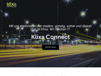 klixa-connect.ch Webseite Vorschau