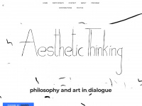 aestheticthinking.weebly.com Webseite Vorschau
