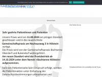 frenkenpraxis.ch Webseite Vorschau