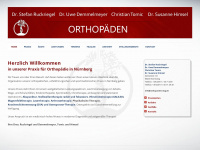 orthopaedie-nbg.de Webseite Vorschau