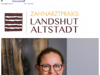 zahnarzt-landshut-altstadt.de Webseite Vorschau