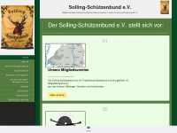 solling-schützenbund.de Webseite Vorschau