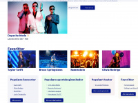 ticketstarter.dk Webseite Vorschau