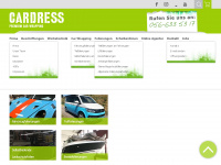 cardress.ch Webseite Vorschau