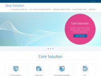 the-core-solution.de Webseite Vorschau