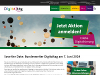 digitaltag.eu Webseite Vorschau