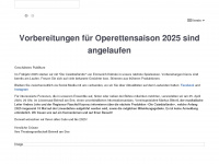 operette-beinwil.ch Webseite Vorschau