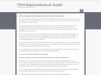 twm-edelstahltechnik.de Webseite Vorschau