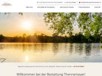 bestattung-thennemayer.at Webseite Vorschau