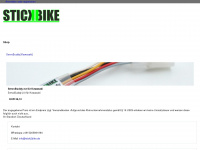 stick2bike.de Webseite Vorschau