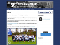 victoria-lacrosse.com Webseite Vorschau