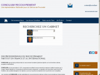 concilium-recouvrement.com Webseite Vorschau