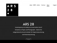 ars28.ch Webseite Vorschau