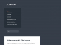 clarholms.se Webseite Vorschau