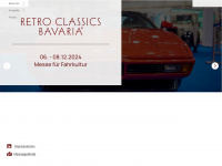 retro-classics-bavaria.de Webseite Vorschau