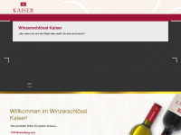 winzerschloessl.at Webseite Vorschau