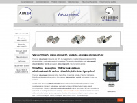 vakuummero.hu Webseite Vorschau