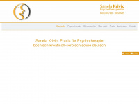 sanela-krivic.at Webseite Vorschau