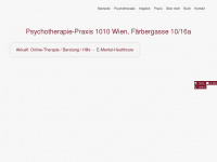psychotherapeut-1010.at Webseite Vorschau