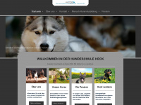 hundeschule-heck.de Webseite Vorschau