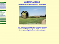 goldammerdialekt.de Webseite Vorschau