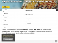 mellifera.ch Webseite Vorschau