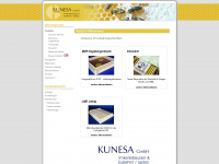 kunesa-imkerei.com Webseite Vorschau
