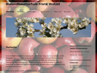 biolandbaumschule.de Webseite Vorschau