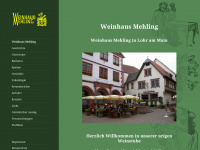 weinhaus-mehling.de Webseite Vorschau