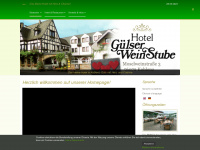 hotelguelserweinstube.de Webseite Vorschau