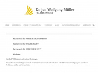 rechtsanwalt-dr-mueller.de Webseite Vorschau