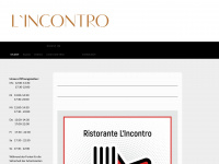 ristorante-lincontro.de Webseite Vorschau