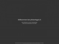 pfisterlegal.ch Webseite Vorschau