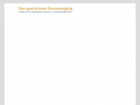 sonnenbank-kaufen.de Webseite Vorschau