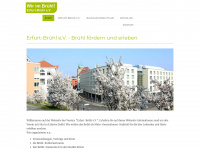 erfurt-bruehl-verein.de Webseite Vorschau