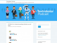 textroboter-podcast.de Webseite Vorschau
