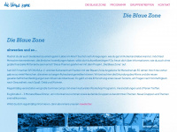 die-blaue-zone.de Webseite Vorschau