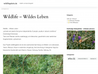 wildlifegalerie.de Webseite Vorschau