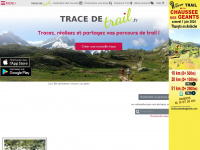 tracedetrail.fr Webseite Vorschau