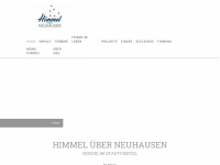 himmel-ueber-neuhausen.de Webseite Vorschau