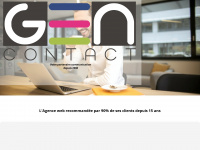 gencontact.fr Webseite Vorschau