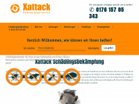 xattack-schaedlingsbekaempfung.de Webseite Vorschau