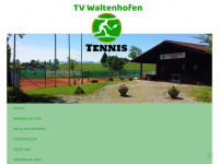 tennis-tvwaltenhofen.de Webseite Vorschau