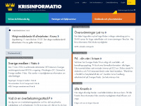 krisinformation.se Webseite Vorschau