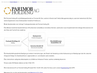 parimob-holding.ch Webseite Vorschau