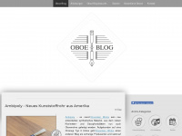 oboe-blog.de Webseite Vorschau