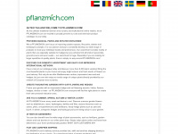 pflanzmich.com Webseite Vorschau